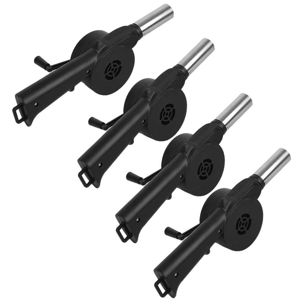 Outdoor Camping Fire - 4Pcs Manual Barbecue Fan Portable Handheld