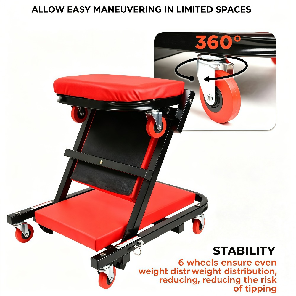 1Pcs Mechanic Creeper, Garage  - Folding Chair ulasan dan harga