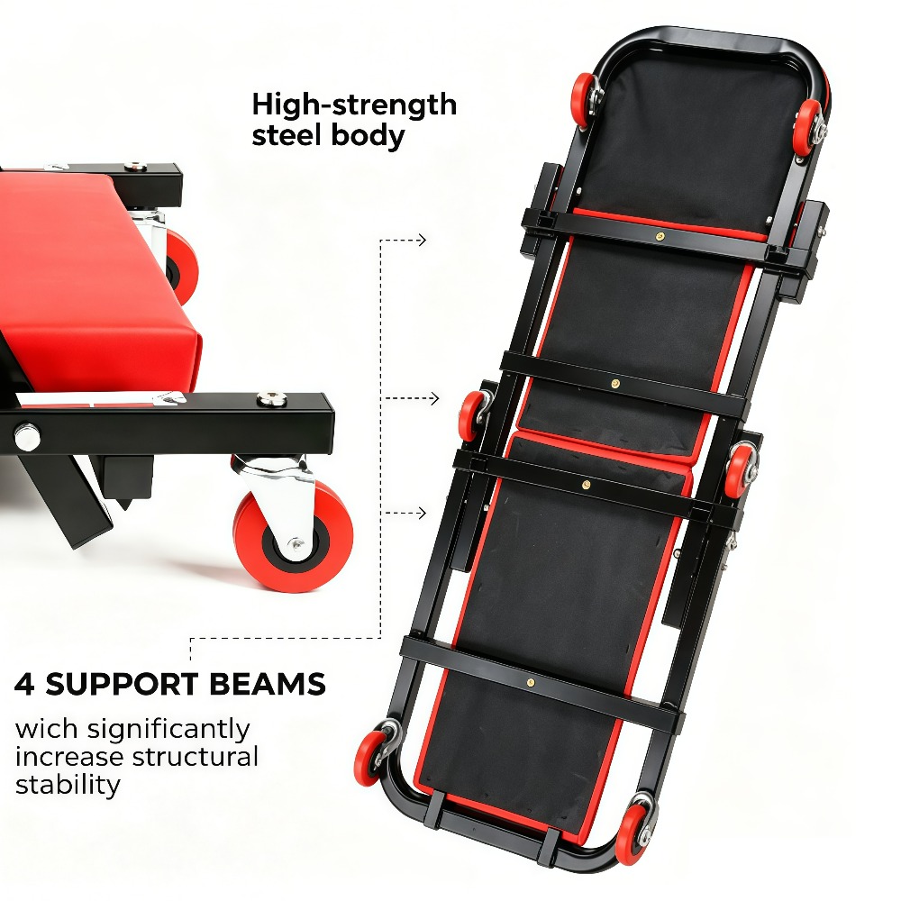 1Pcs Mechanic Creeper, Garage  - Folding Chair ulasan dan harga