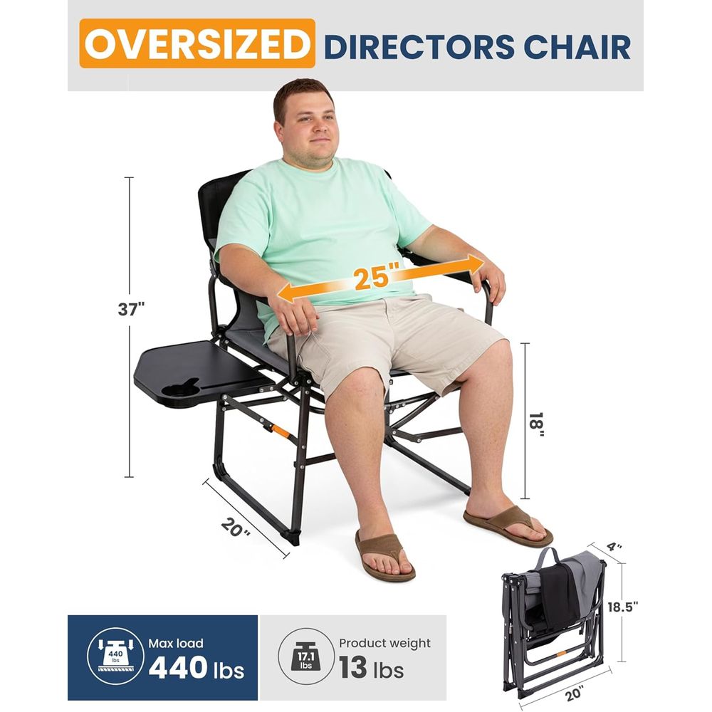 Oversized Camping Directors Ch - Folding Chair ulasan dan harga