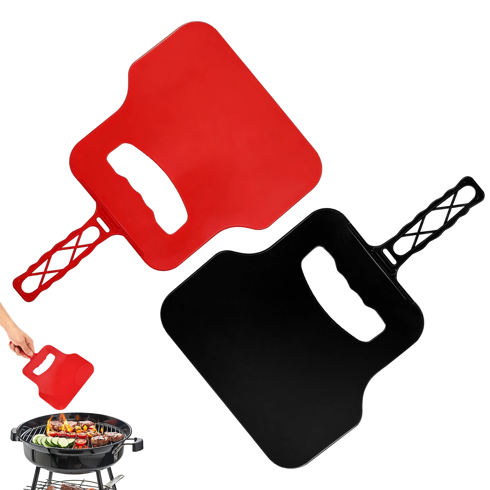 Manual Wind Maker Plastic Hand - Outdoor Camping Fire ulasan dan harga
