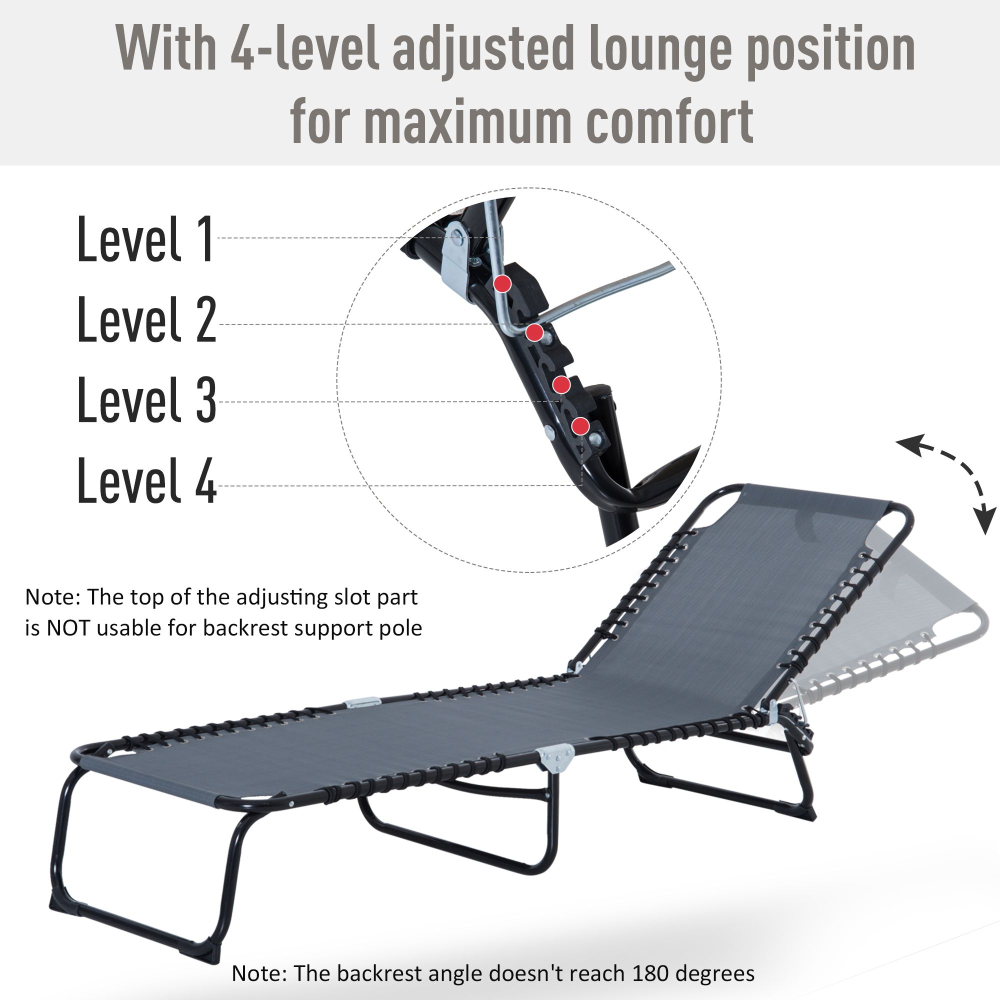 Folding Chaise Lounge Chair, 4 - Folding Chair ulasan dan harga