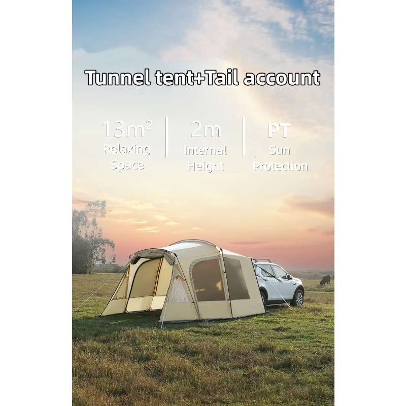 Tent Factory Customized Outdoo - Outdoor Camping Car Tail Tent ulasan dan harga