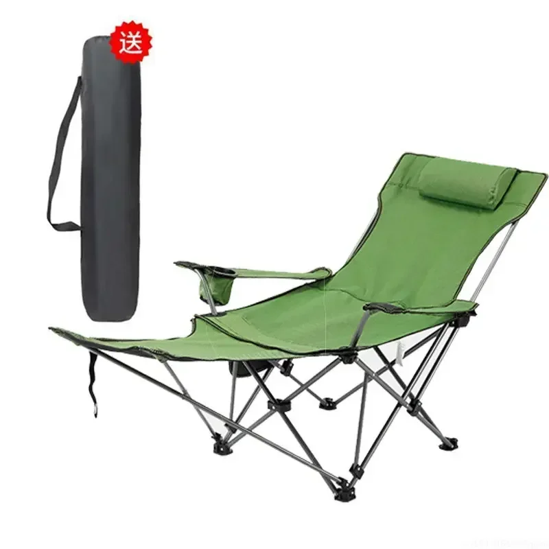 2in1 Outdoor Folding Chair Por - Outdoor Camping Recliner ulasan dan harga