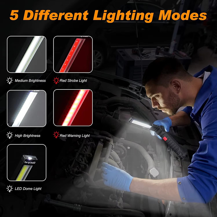 Portable LED Flashlight with M - Outdoor Camping Adventure Lamp ulasan dan harga