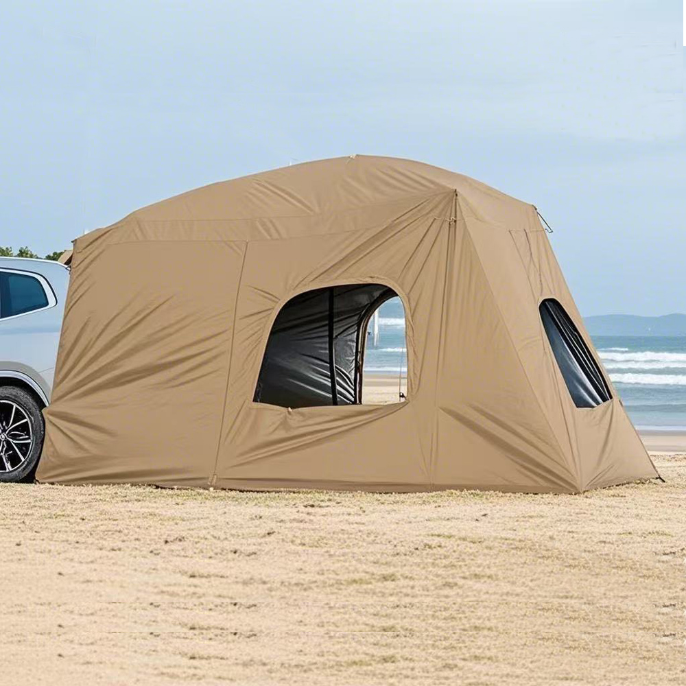Universal SUV Camping Tent wit - Outdoor Camping Car Tail Tent ulasan dan harga
