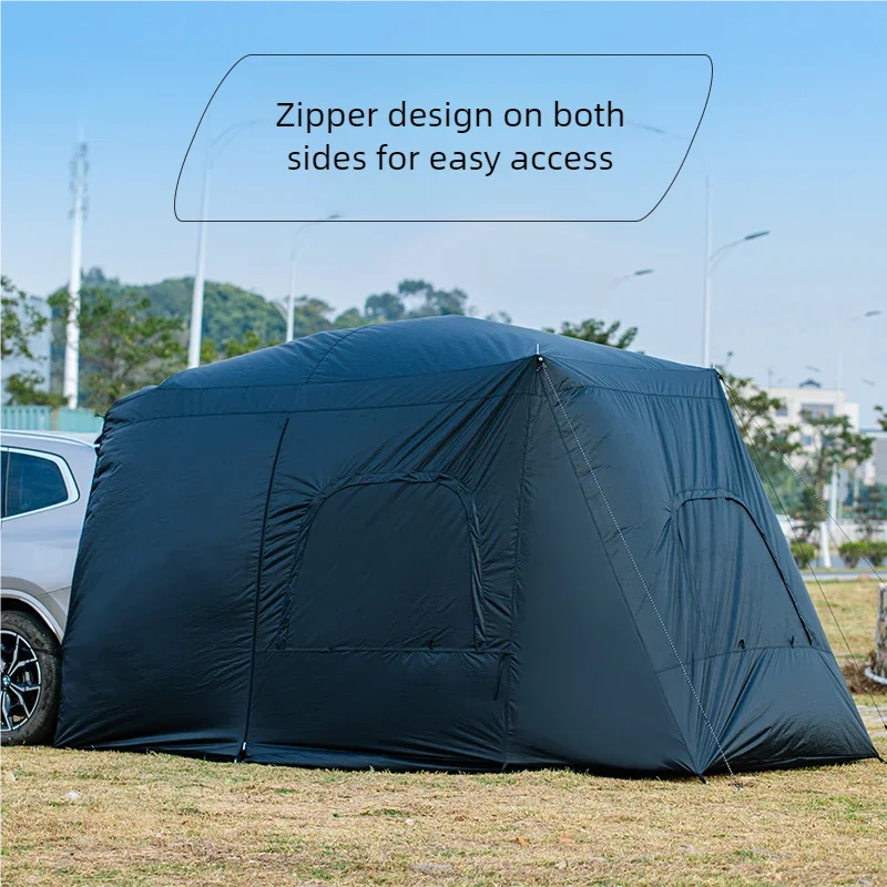 Universal SUV Camping Tent wit - Outdoor Camping Car Tail Tent ulasan dan harga