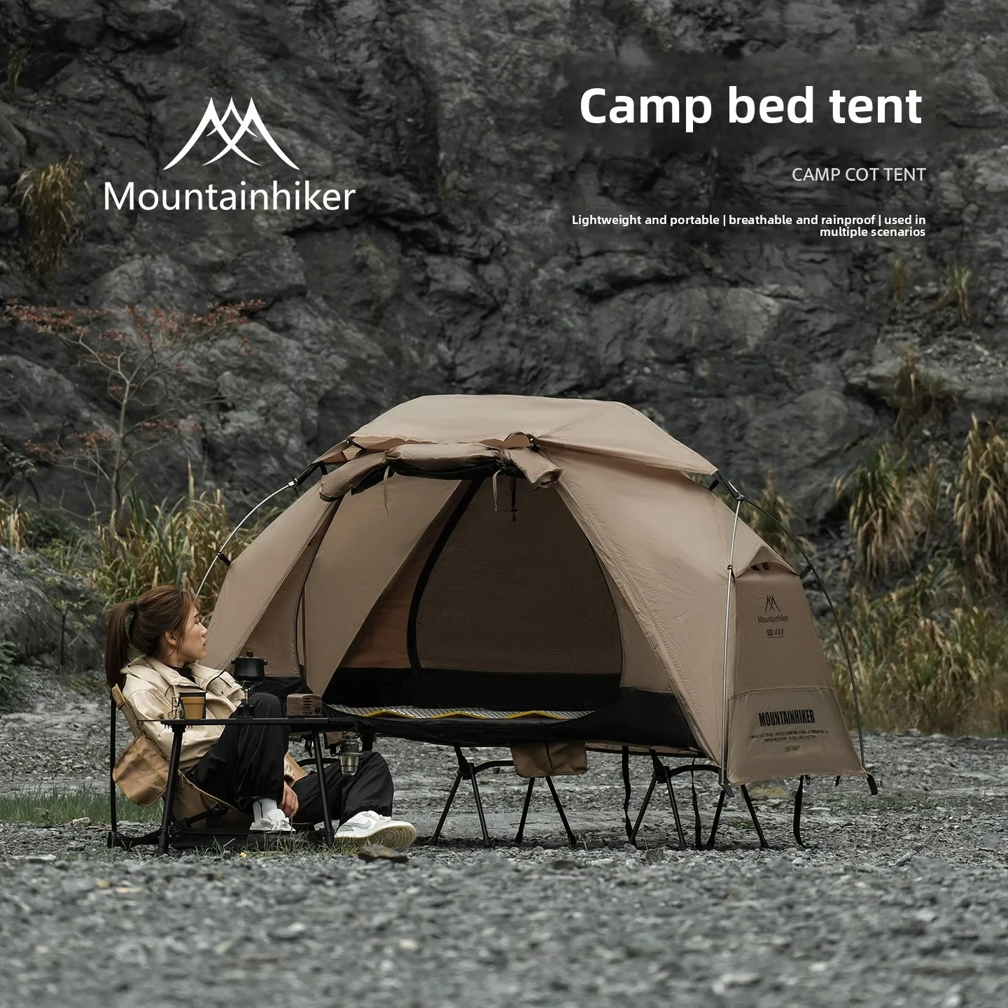 MOUNTAINHIKER Outdoor Camp Bed - Outdoor Camping Canopy ulasan dan harga