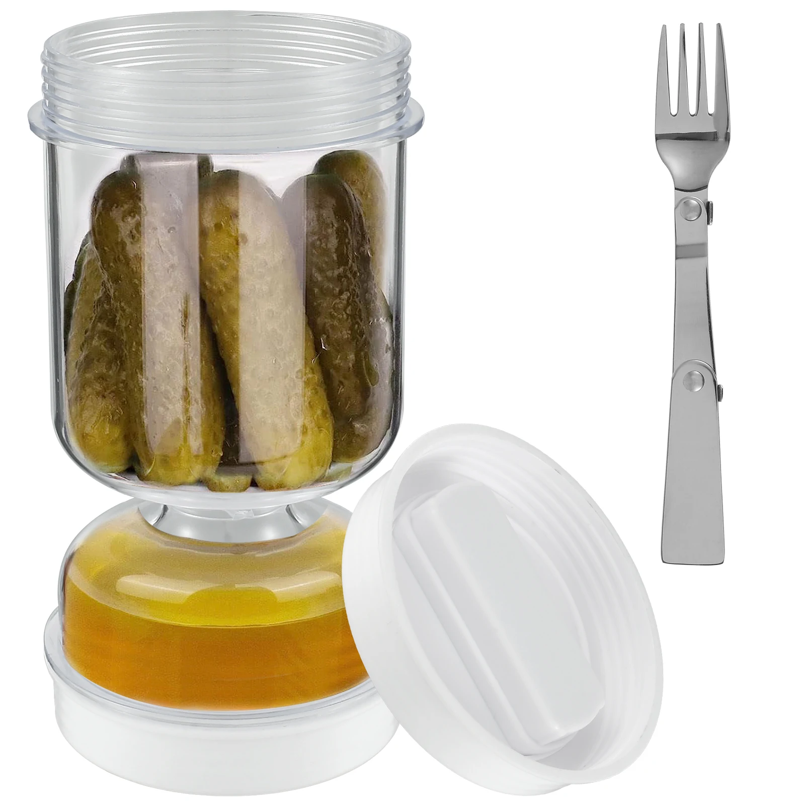 Pickles Jar With Forks Dry and - Bear Canister ulasan dan harga