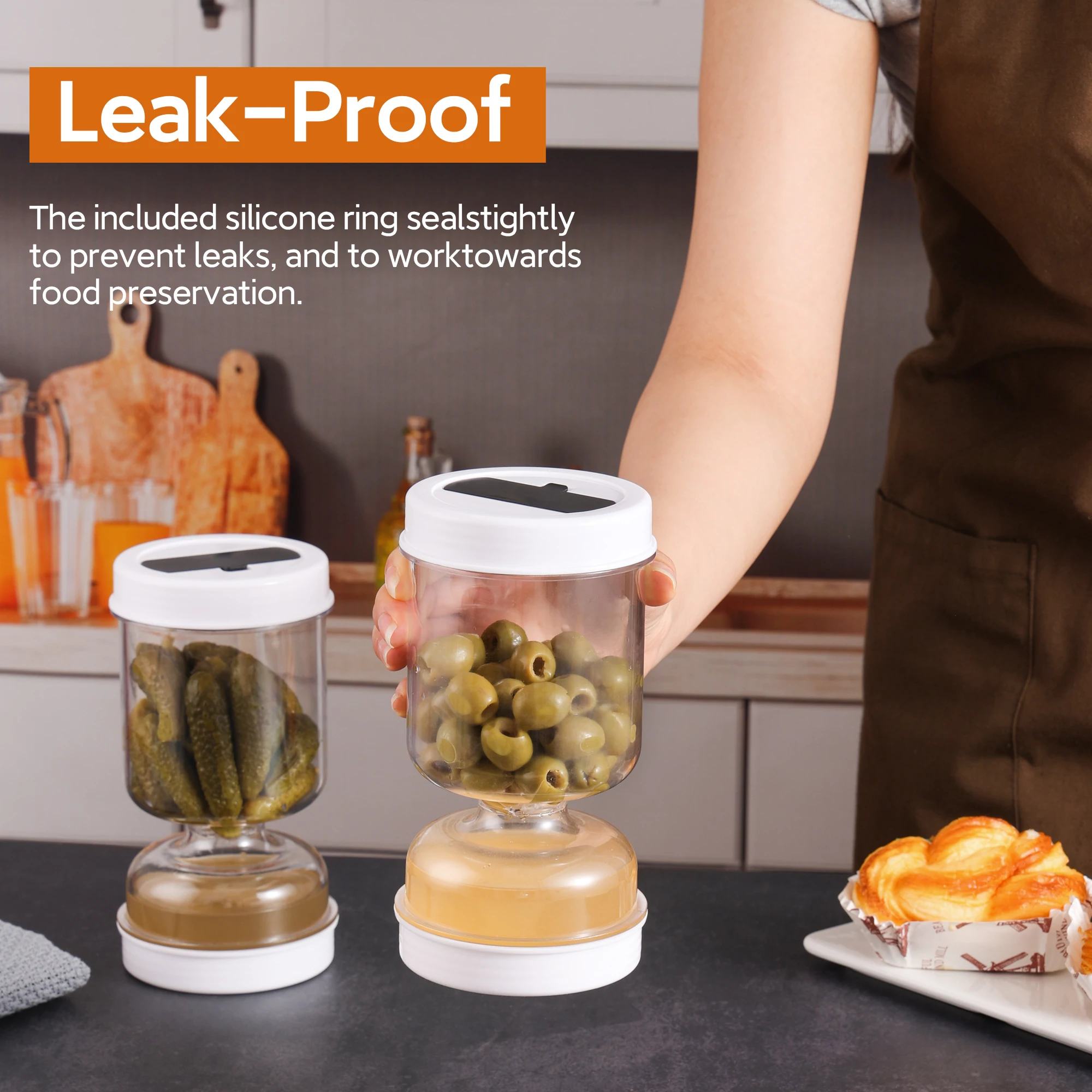 Pickles Jar With Forks Dry and - Bear Canister ulasan dan harga