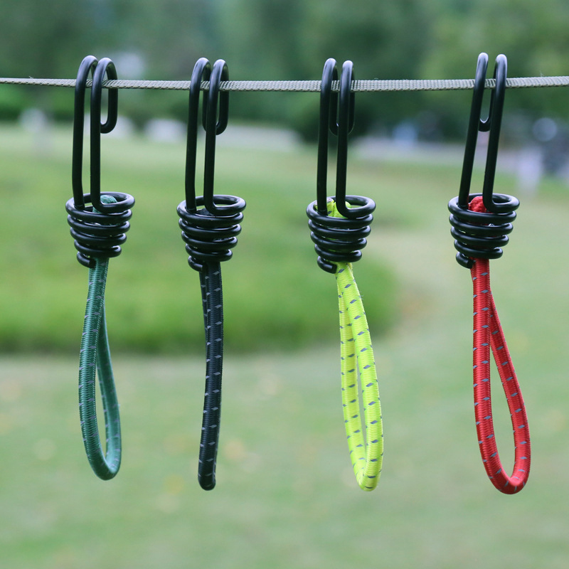 5Pcs Hooks Drawstring Elastic  - Outdoor Camping Canopy ulasan dan harga