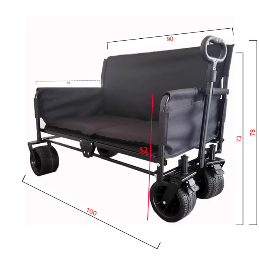JXFT Multifunctional Four-Whee - Outdoor Camping Recliner ulasan dan harga