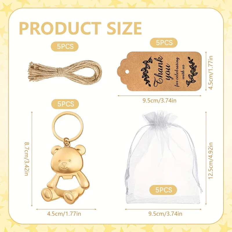 Golden Bear Keychain Bottle Op - Bear Canister ulasan dan harga