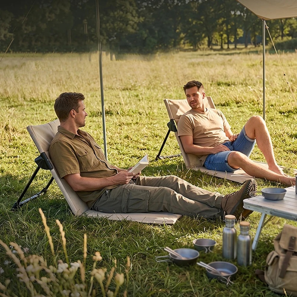 Beach Vacation Folding Chair P - Outdoor Camping Recliner ulasan dan harga