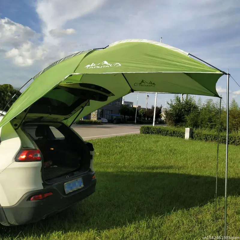 Portable tail tent Car side te - Outdoor Camping Car Tail Tent ulasan dan harga