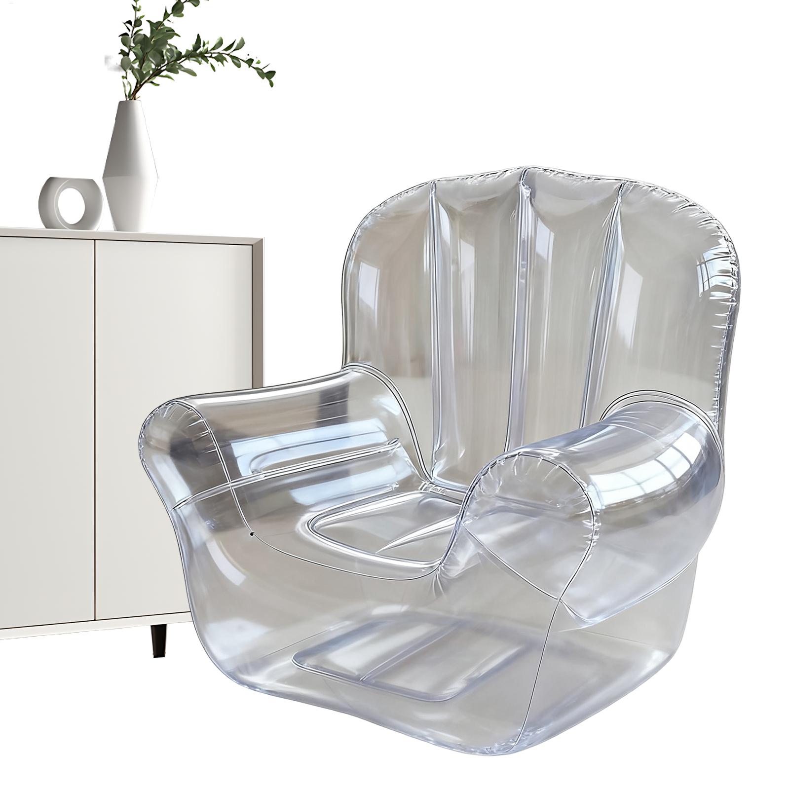 Thickened Transparent Sofa PVC - Outdoor Camping Recliner ulasan dan harga