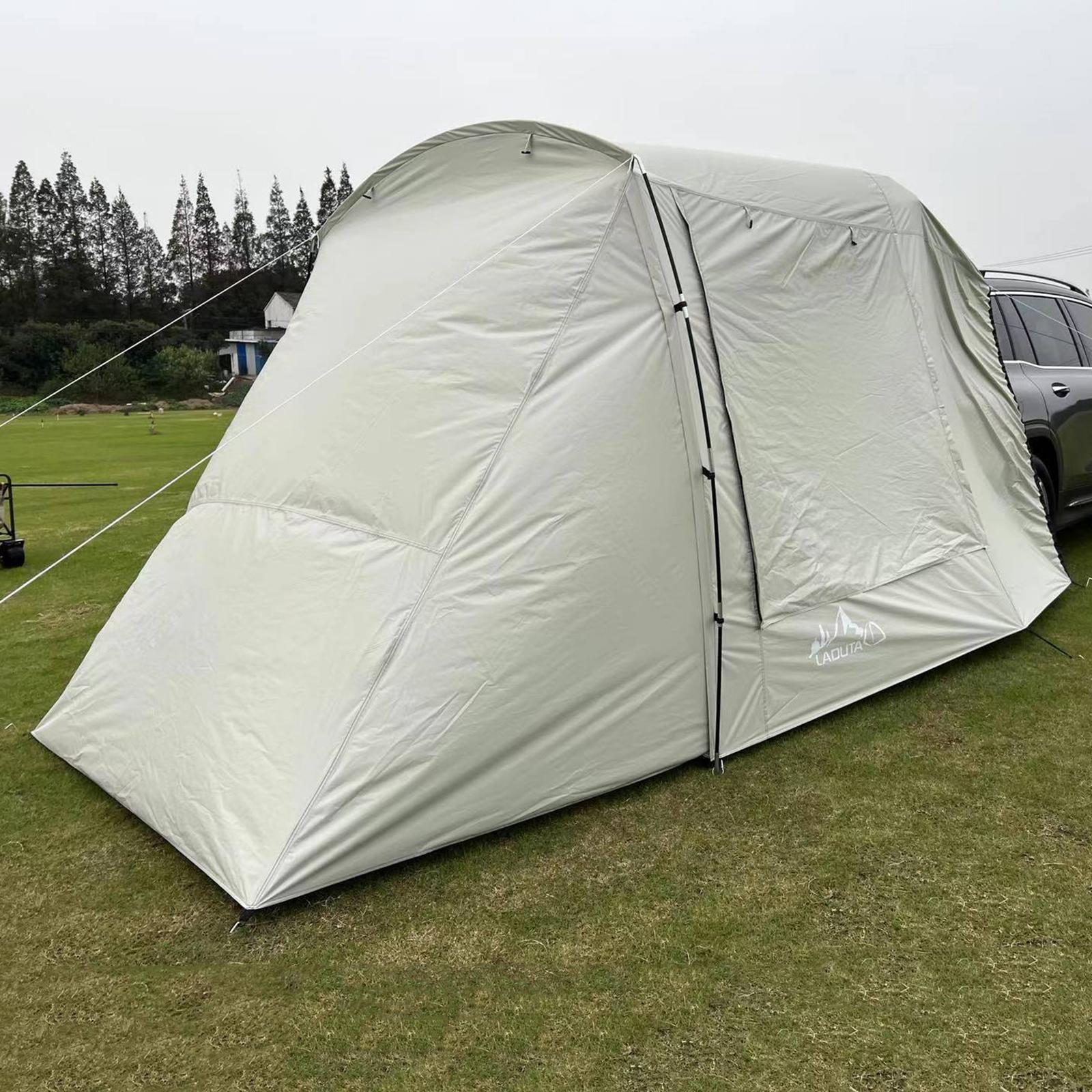 Portable Waterproof Car Rear T - Outdoor Camping Car Tail Tent ulasan dan harga