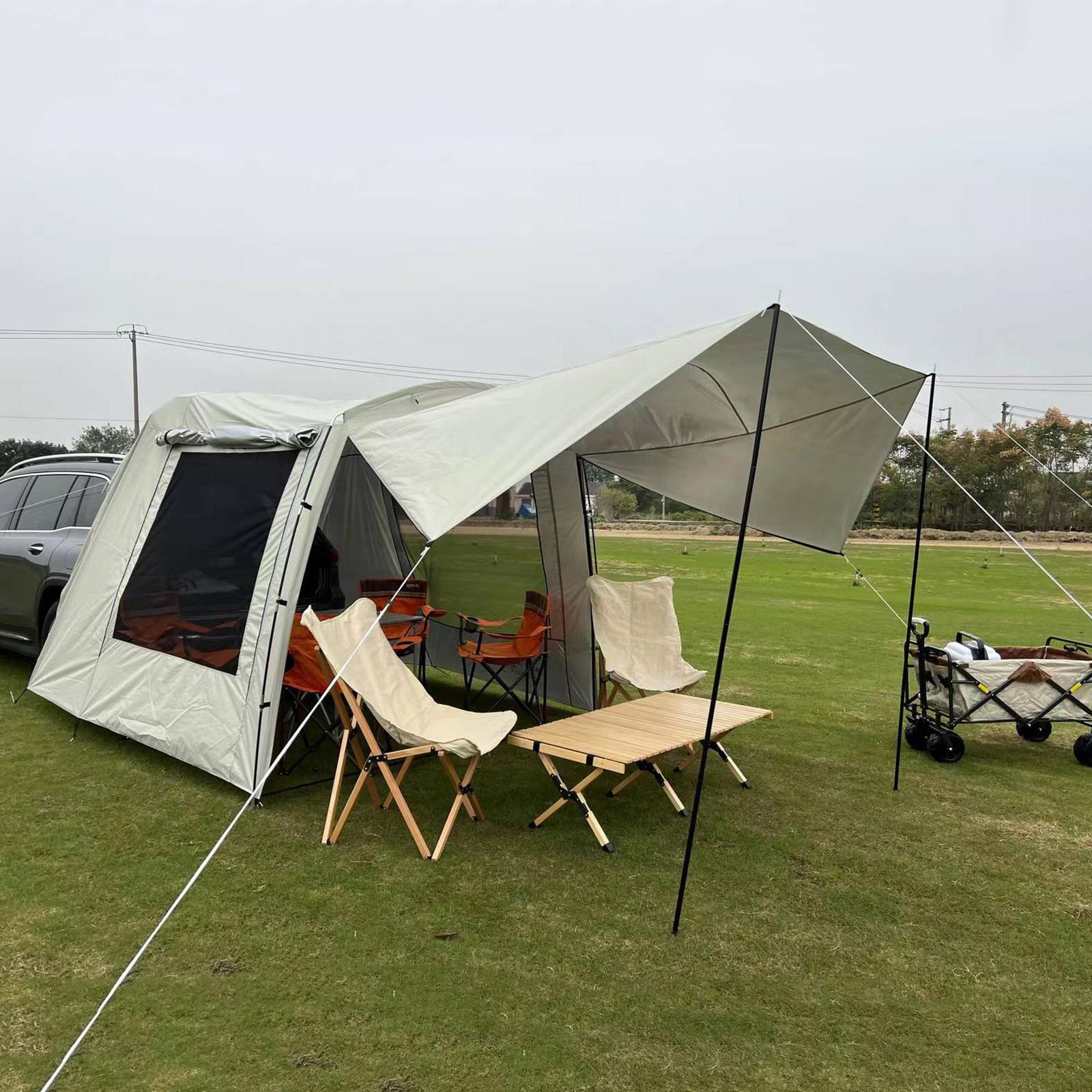 Portable Waterproof Car Rear T - Outdoor Camping Car Tail Tent ulasan dan harga