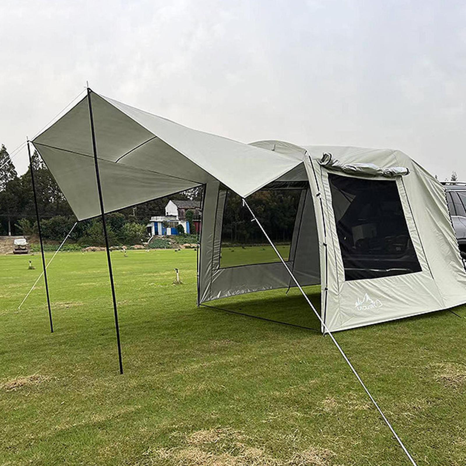 Portable Waterproof Car Rear T - Outdoor Camping Car Tail Tent ulasan dan harga