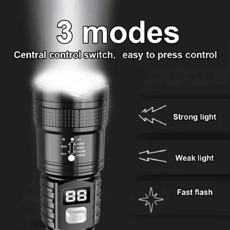100000LM Super Bright Led Flas - Outdoor Camping Adventure Lamp ulasan dan harga