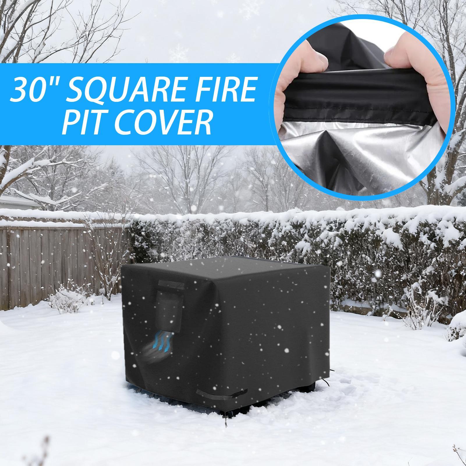 Fire Pit Cover Square 30 Inch  - Outdoor Camping Fire ulasan dan harga