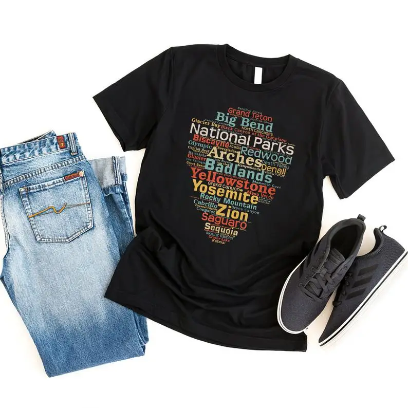 National Parks Shirt, List Wor - Outdoor Camping List ulasan dan harga