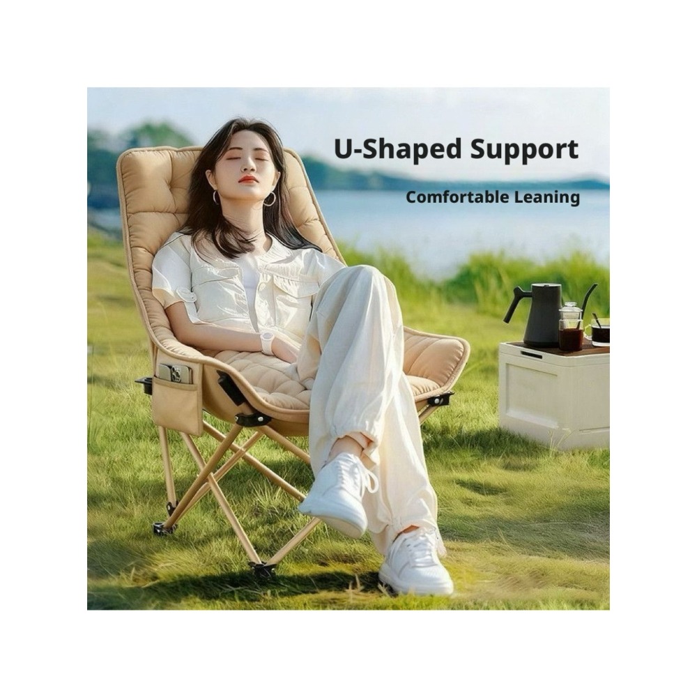Thickened Cotton Outdoor Foldi - Outdoor Camping Recliner ulasan dan harga