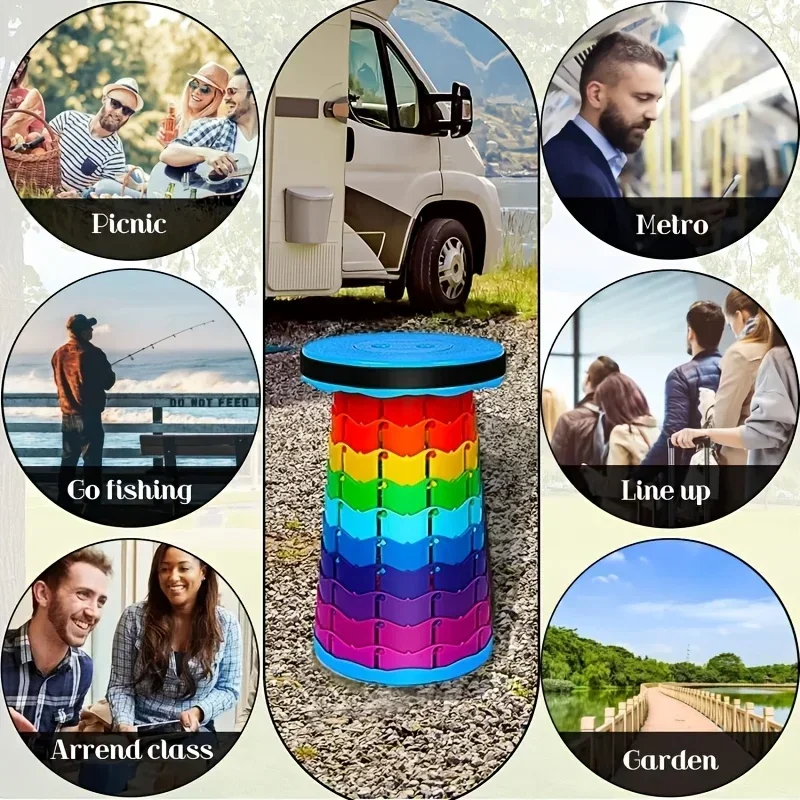 Rainbow Telescopic Camping Sto - Folding Chair ulasan dan harga