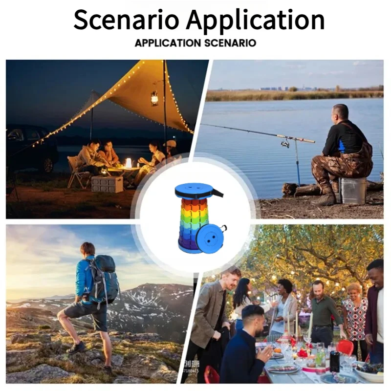 Rainbow Telescopic Camping Sto - Folding Chair ulasan dan harga