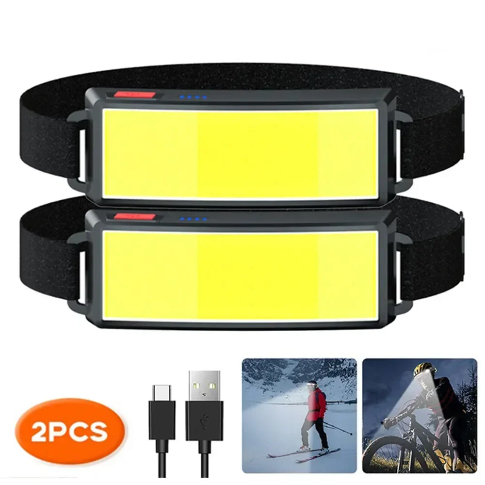 COB Portable LED Headlights Ou - Outdoor Camping Adventure Lamp ulasan dan harga
