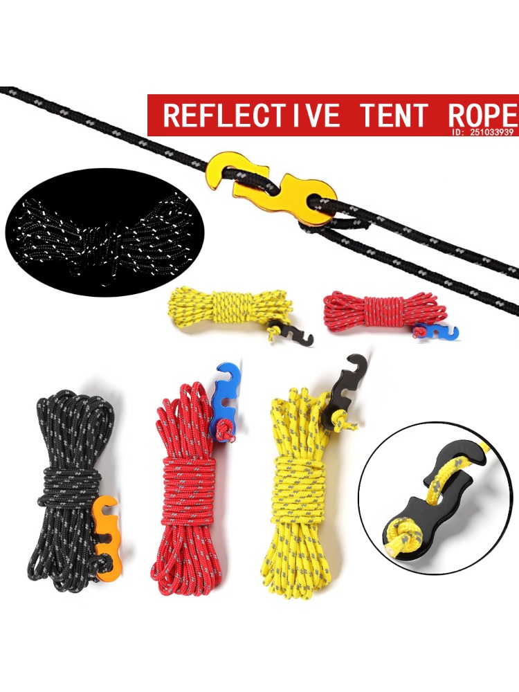 4pcs Durable Camping Tent Rope - Outdoor Camping Canopy ulasan dan harga