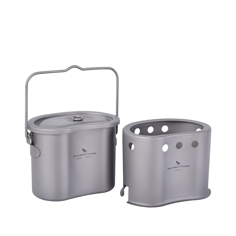 Boundless Voyage Titanium Cook - Outdoor Camping Stove Wood ulasan dan harga