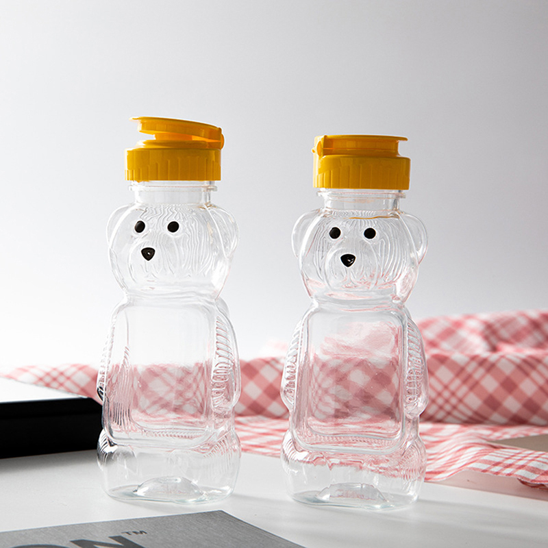 1pc 230ml Plastic Squeeze Cond - Bear Canister ulasan dan harga