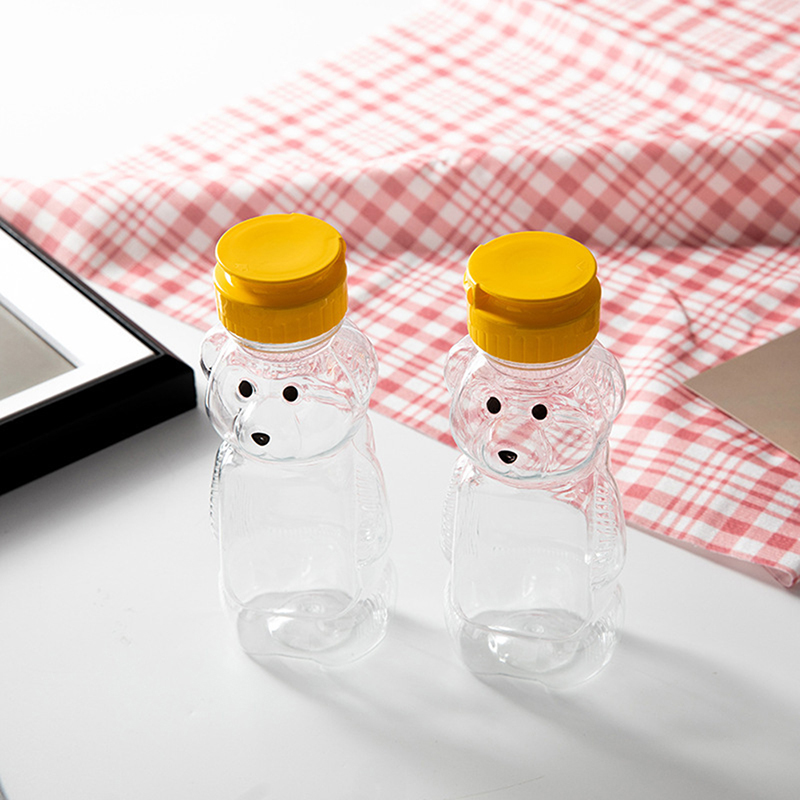 1pc 230ml Plastic Squeeze Cond - Bear Canister ulasan dan harga