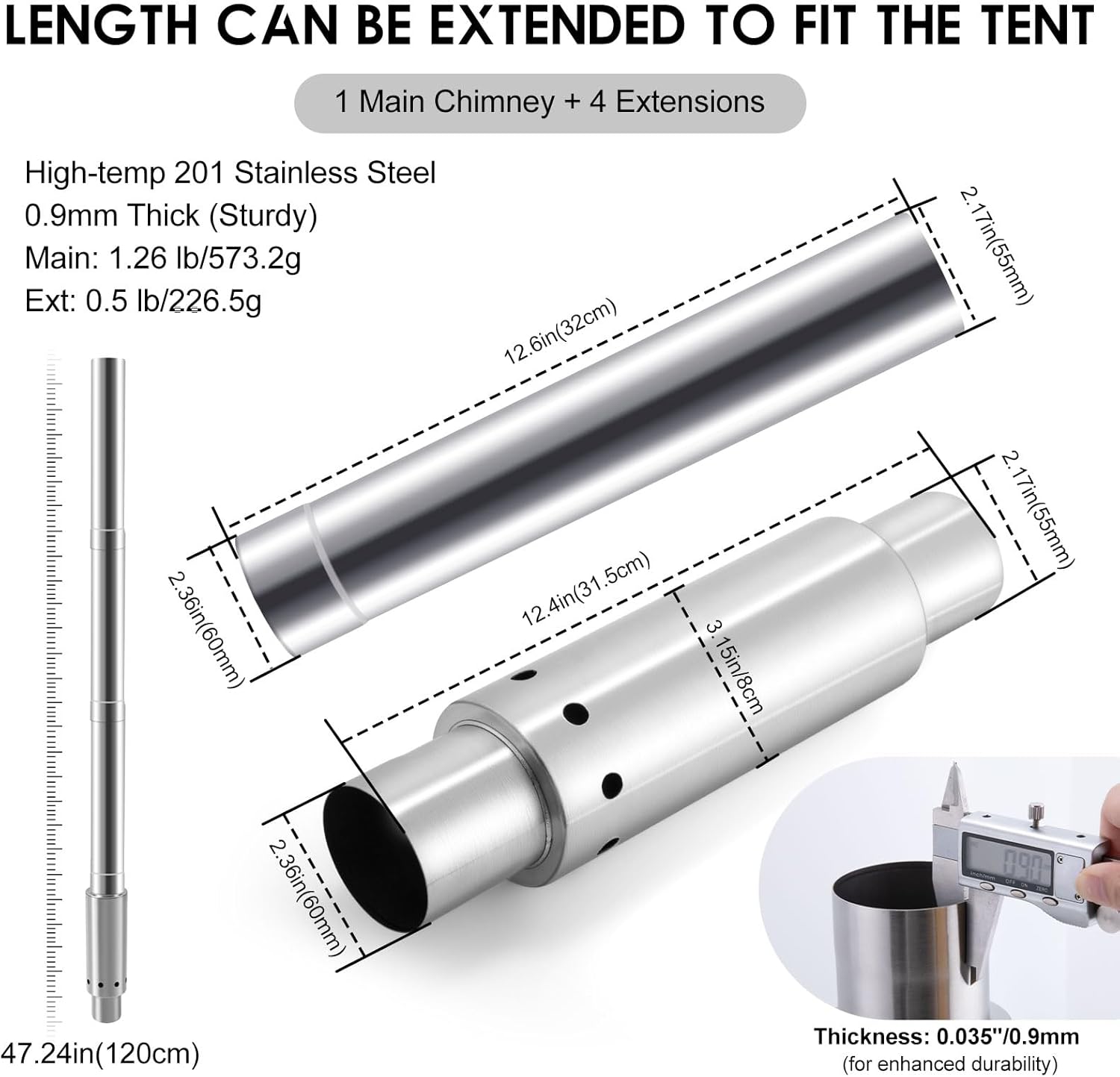 CHANGE MOORE Stainless Steel T - Outdoor Camping Stove Wood ulasan dan harga