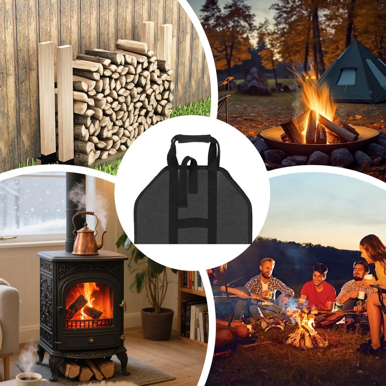 Firewood Carrier Large Portabl - Outdoor Camping Stove Wood ulasan dan harga