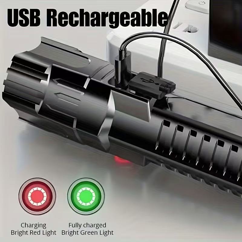 New High-power Led Flashlight  - Outdoor Camping Adventure Lamp ulasan dan harga