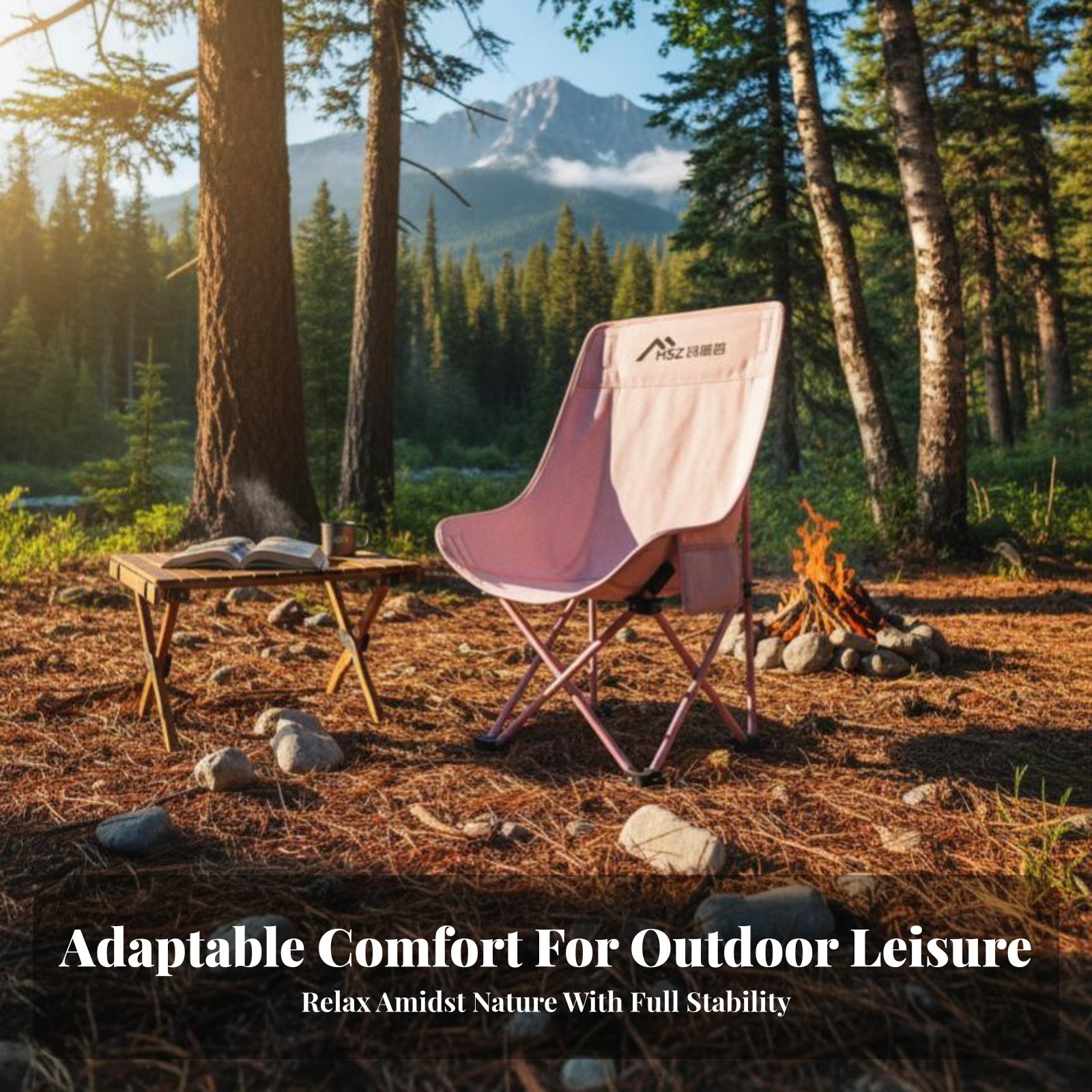 Foldable Mesh High Back Chair  - Outdoor Camping Recliner ulasan dan harga