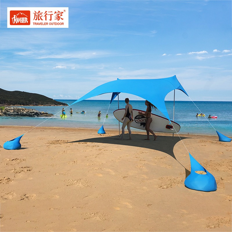 2024 Traveler Beach Tent Lycra - Outdoor Camping Canopy ulasan dan harga