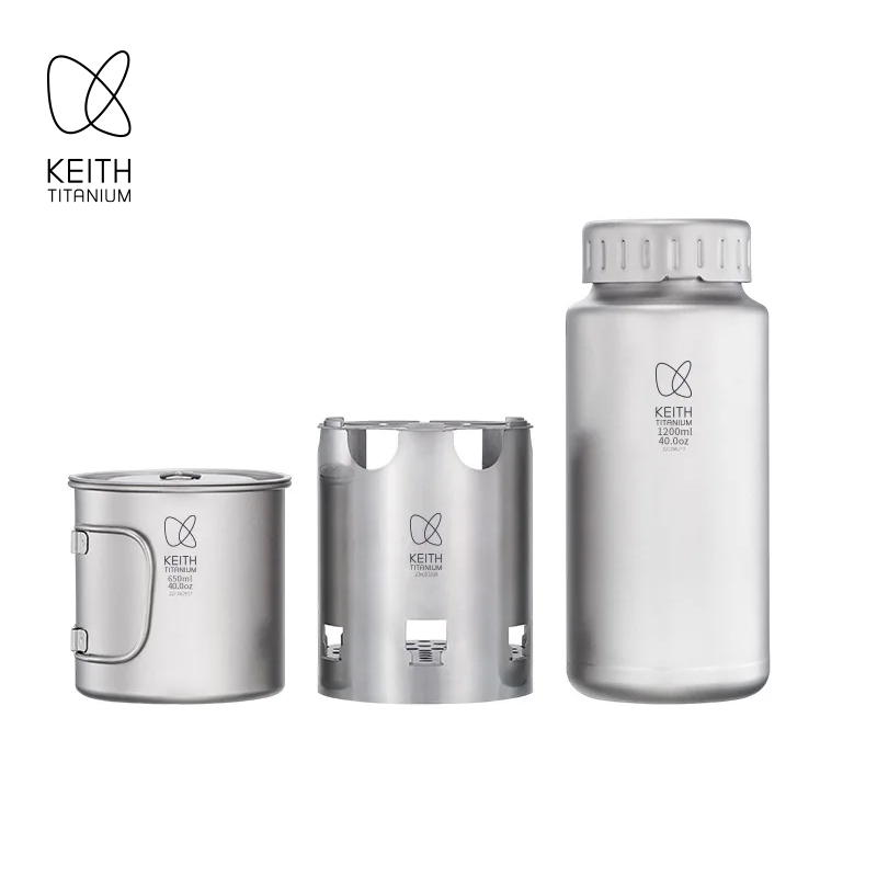 KEITH Pure Titanium Nesting Ca - Outdoor Camping Stove Wood ulasan dan harga