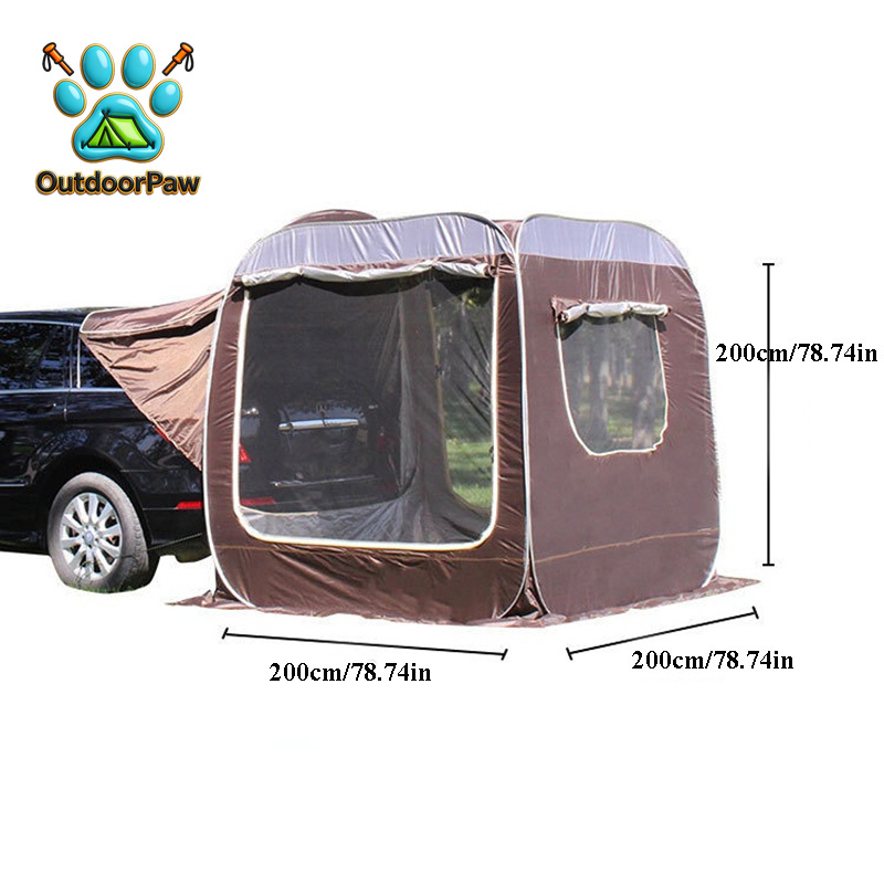 Car Rear Extended Tent Automat - Outdoor Camping Canopy ulasan dan harga