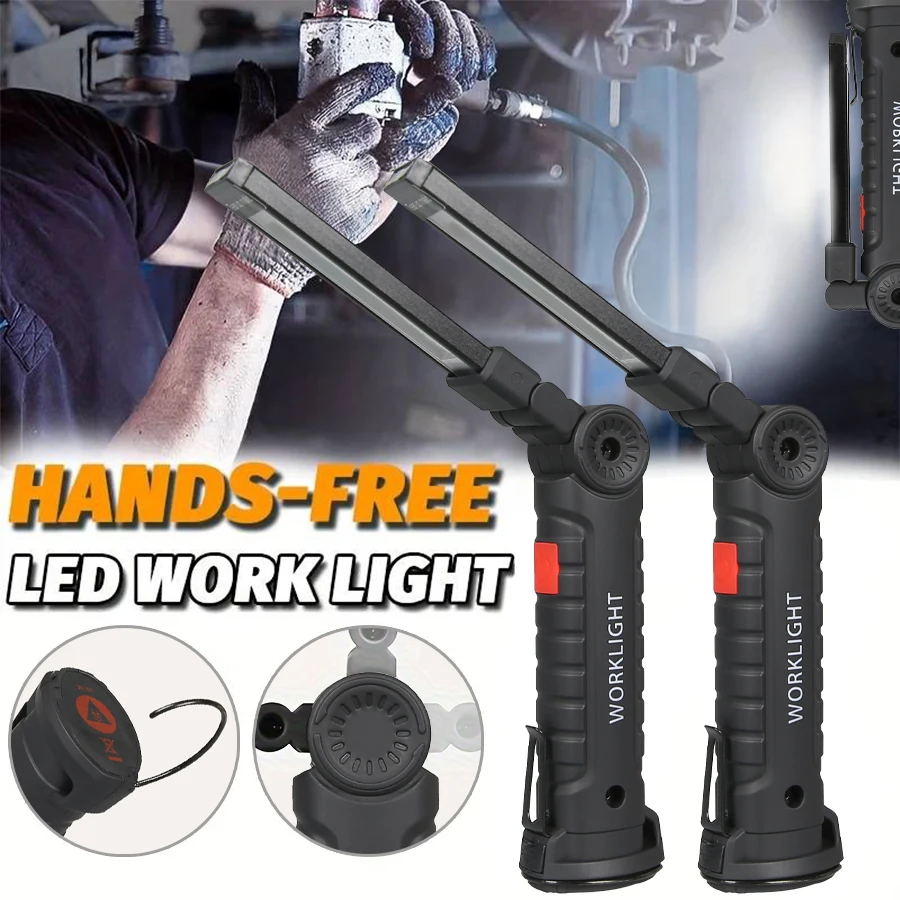 New Portable COB LED Flashligh - Outdoor Camping Adventure Lamp ulasan dan harga