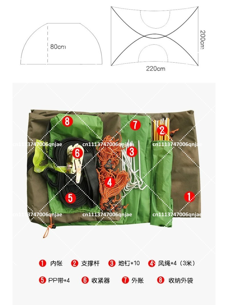 Green Portable Camping Tree Ne - Outdoor Camping Canopy ulasan dan harga