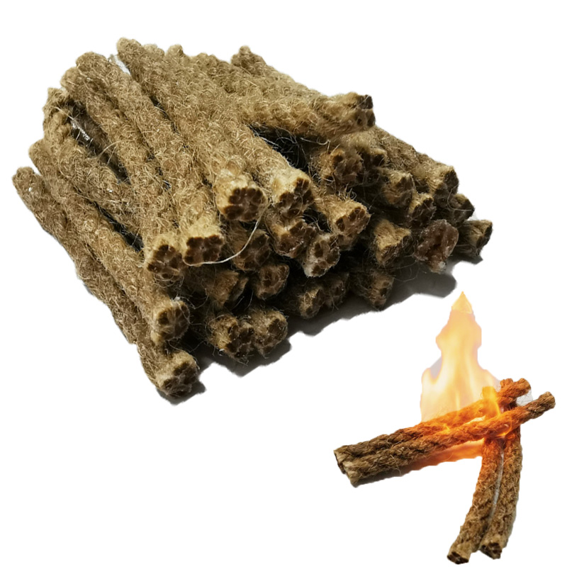 Outdoor Mini Wax Hemp Rope Por - Outdoor Camping Stove Wood ulasan dan harga