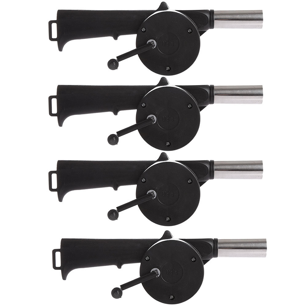 4Pcs Manual Barbecue Fan Porta - Outdoor Camping Fire ulasan dan harga