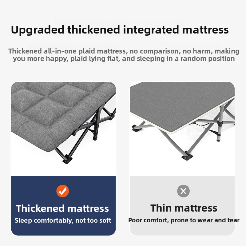 Foldable Single Bed Portable H - Outdoor Camping Recliner ulasan dan harga