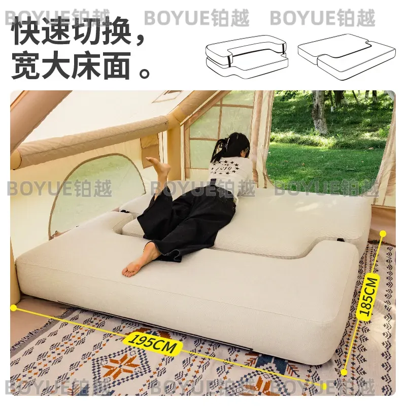 Outdoor Brushed Inflatable Sof - Outdoor Camping Recliner ulasan dan harga