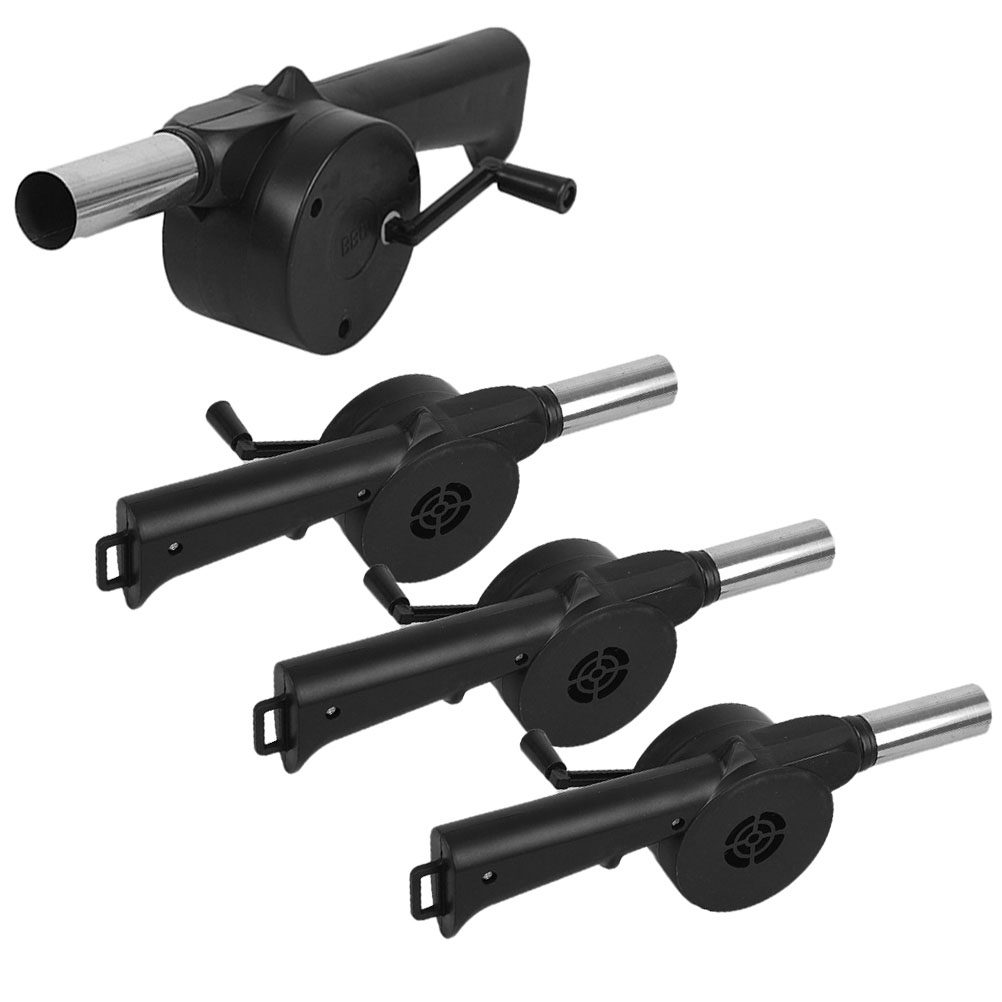 4Pcs Hand Crank Barbecue Fan P - Outdoor Camping Fire ulasan dan harga