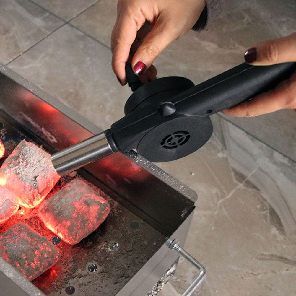 4Pcs Hand Crank Barbecue Fan P - Outdoor Camping Fire ulasan dan harga