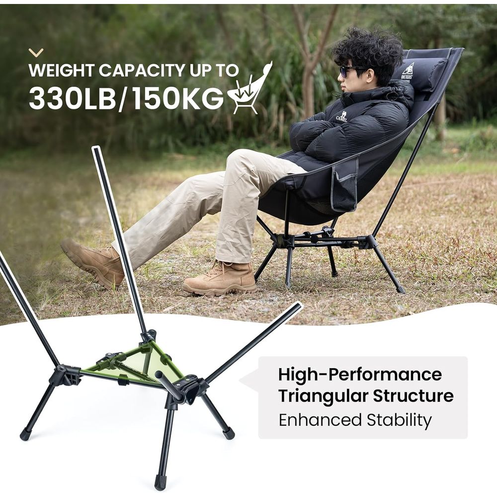 Tigerblade High Back Camping C - Folding Chair ulasan dan harga